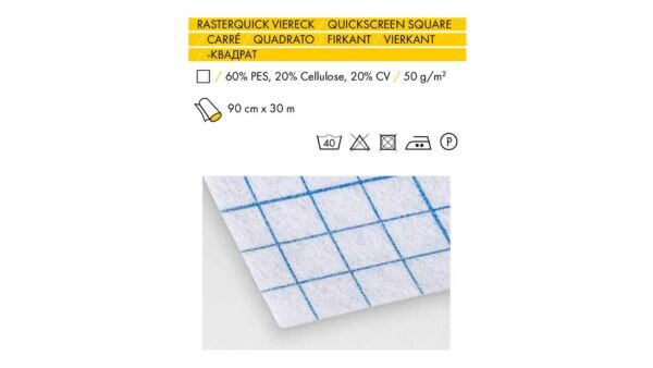 Vlieseline - Rasterquick ruiten 90 cm detail