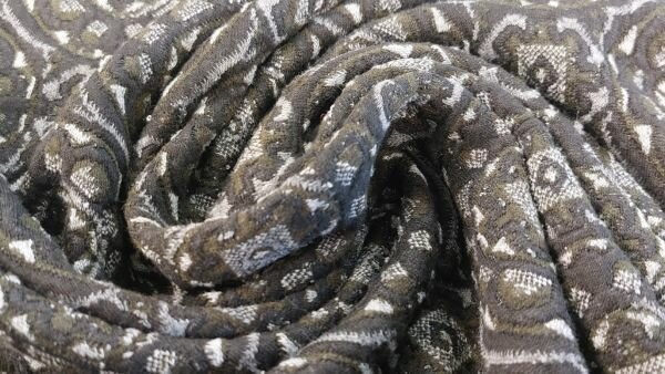 Zachte jacquard stof met lichte stretch voor zelfmaakmode