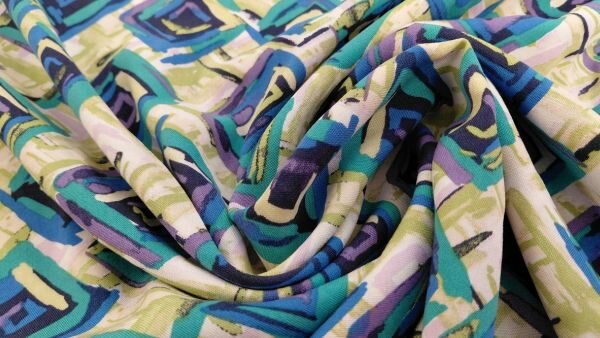 Close-up geweven viscose geweven structuur ruiten