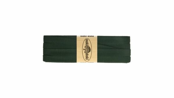 Oaki Doki - Jersey Tricot Biaisband 20mm 3m - 928 Donker Groen