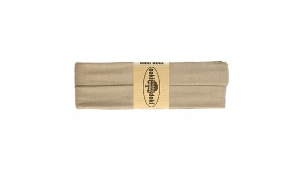 Oaki Doki - Jersey Tricot Biaisband 20mm 3m - 548 Beige