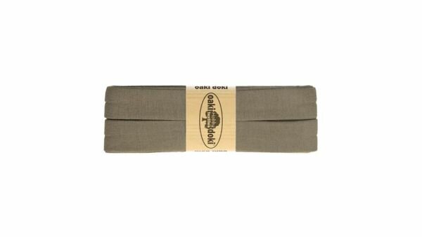 Oaki Doki - Jersey Tricot Biaisband 20mm 3m - 543 Taupe
