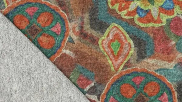 Oeko-Tex jersey stof met vintage bloemen