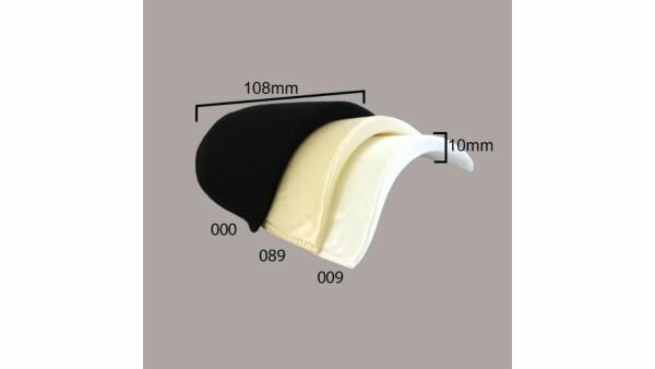 Schoudervulling Wit 009 Satijn 1 Paar 10 mm