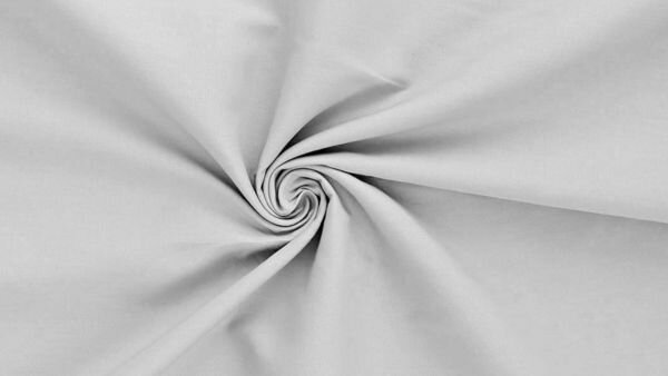 Poplin katoen lichtgrijs Oekotex gecertificeerd