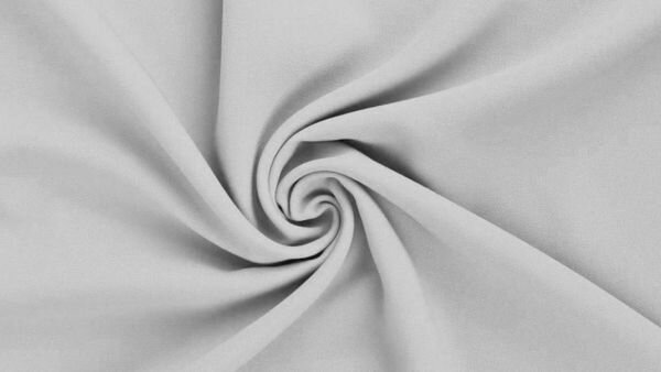 Lichtgrijze Burlington Terlenka polyester stof