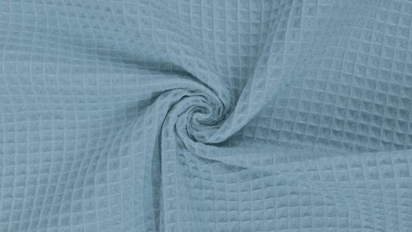 Jeans blauwe wafelstof katoen 150 cm breed