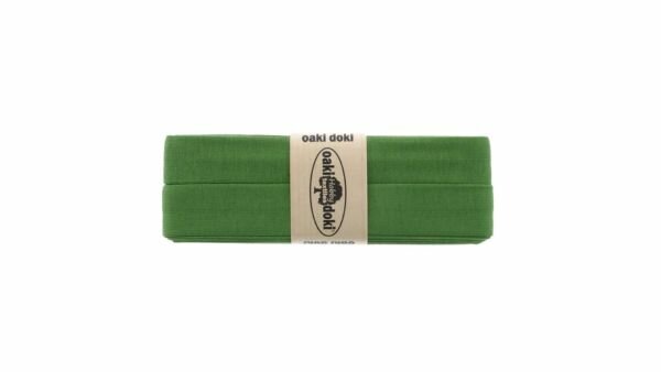 Oaki Doki - Jersey Tricot Biaisband 20mm 3m - 426 Bos Groen