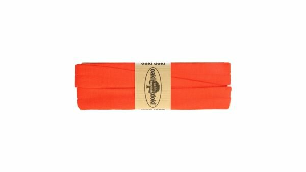 Oaki Doki - Jersey Tricot Biaisband 20mm 3m - 935 Oranje