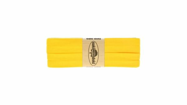 Oaki Doki - Jersey Tricot Biaisband 20mm 3m - 712 Geel