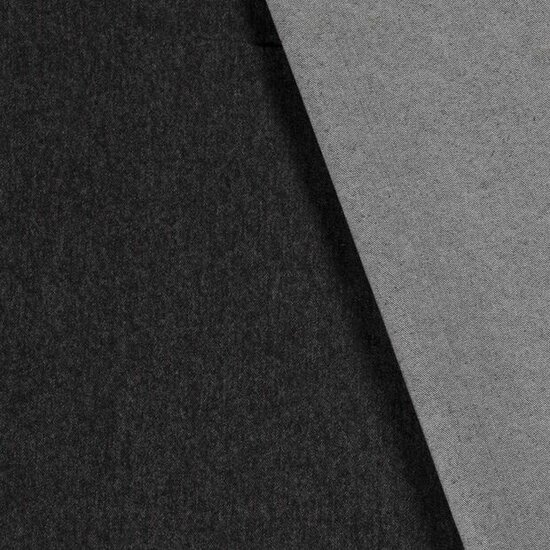 Prachtige kwaliteit zwarte spijkerstof met stretch kopen