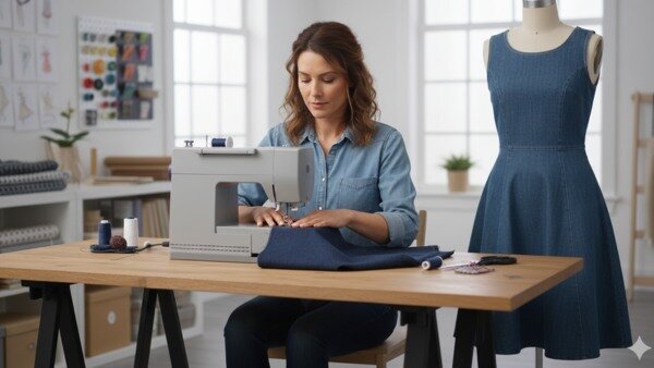 Denim naaien met Singer Heavy Duty Denim 6335M