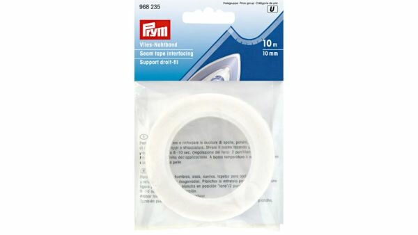 Prym - Vlies- Naadband 10 mm Wit - 10 Meter Verpakking