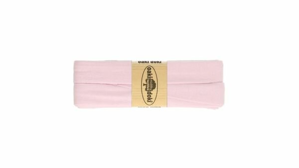 Oaki Doki - Jersey Tricot Biaisband 20mm 3m - 011 Licht Zalm Roze