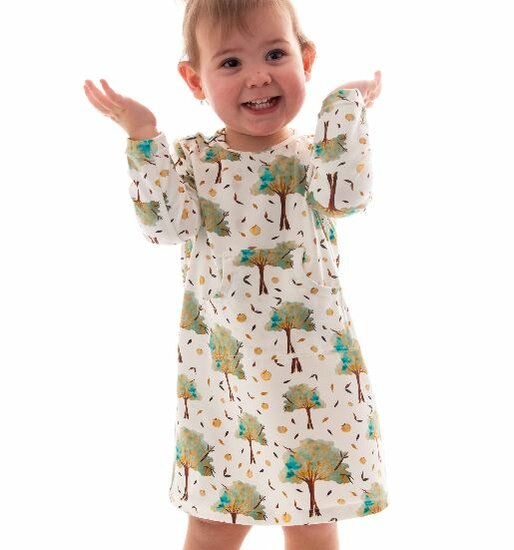 Naaipatroon sweaterjurk in maat 50 t/m 98 kopen