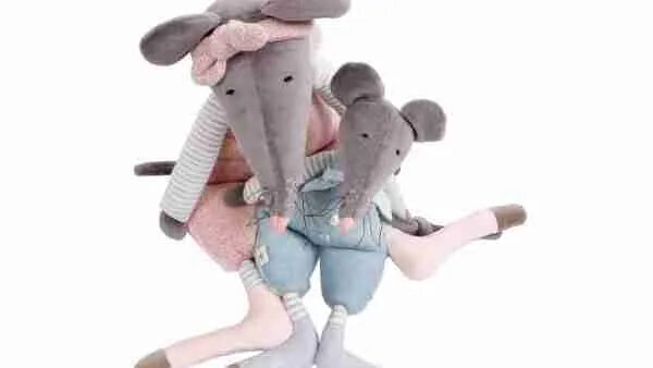 naaipatroon knuffel muis