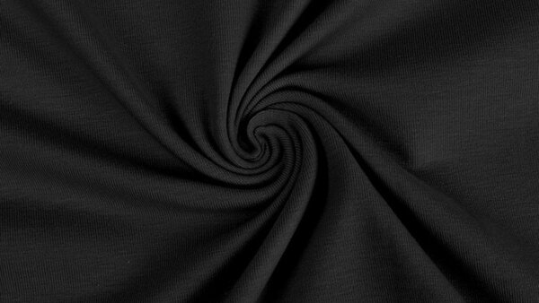 Hoogwaardige zwarte jersey stof online kopen