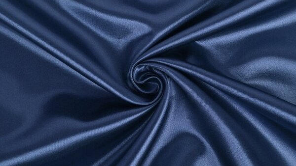 Luxe marine blauwe stof voor zelfmaakmode