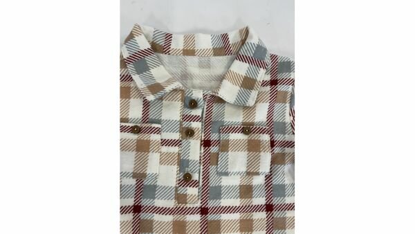 Naaipatroon Overhemdromper - Maat 68 t/m 98 - Nummer 187 Voorbeeld2