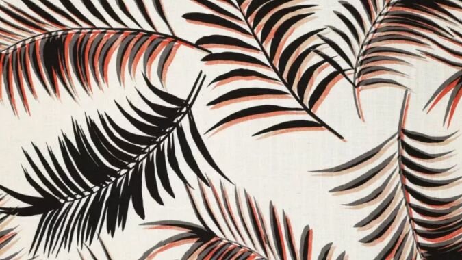 Botanische linnen viscose modestof voor zomerkleding