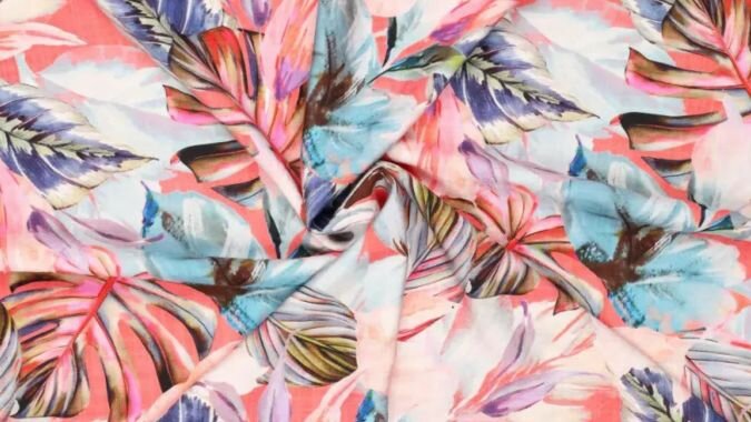 Viscose Twill Senja stof detail twill weefpatroon