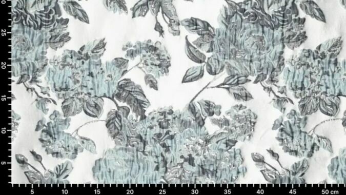 liniaal bij luxe jacquard stof