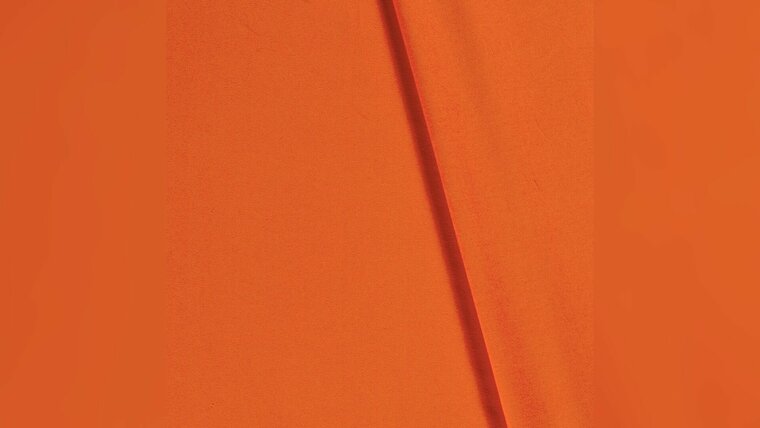 Oranje tricot stof van hoge kwaliteit voordelig bestellen