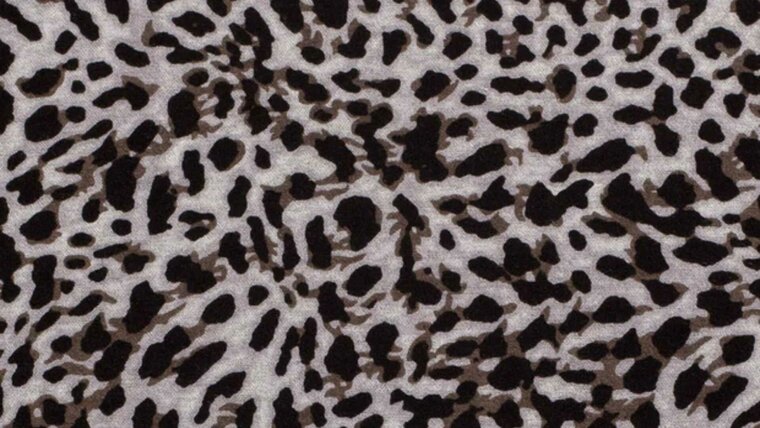 Naaien met Polyester Viscose Jersey met Panterprint