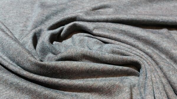 Bestel Dubbelzijde tricot stof in taupe &amp; terra gemeleerd