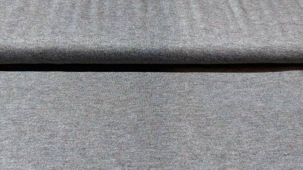 Prachtige en veelzijdige Dubbelzijde tricot stof in taupe &amp; terra gemeleerd kopen