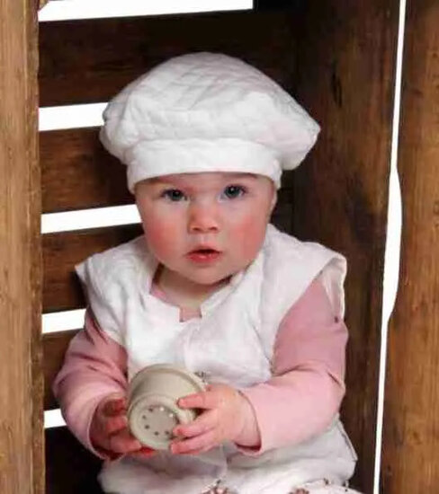 Naaipatroon baret baby