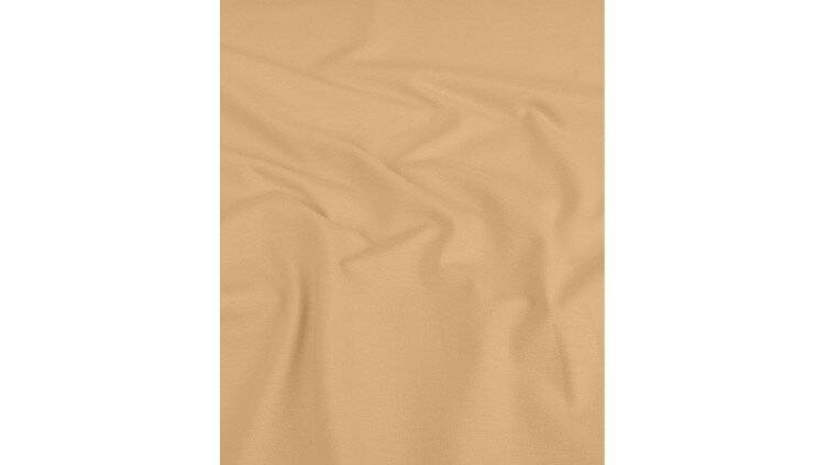 Jersey stof beige rekbare stof detail
