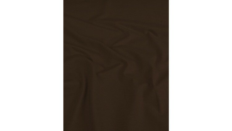effen bruine jersey stof voor kleding