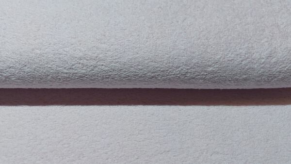 lichtroze katoenen badstof detail