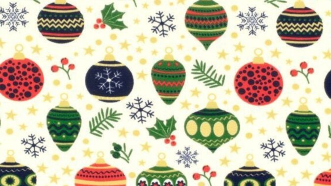 Zachte rekbare kerststof voor trui of pyjama