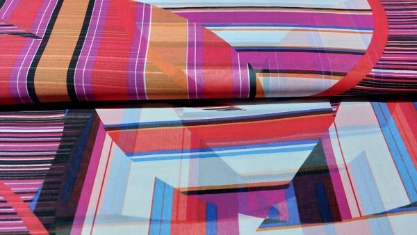 Kleurrijke luchtige stof voor kleding	