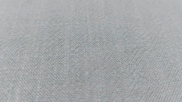 Mint groene viscose linnen stof detailweergave