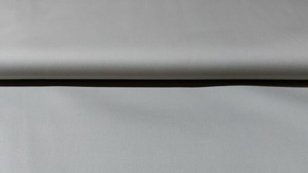 Lichtgrijze Rialto broekenstof met stretch en glans