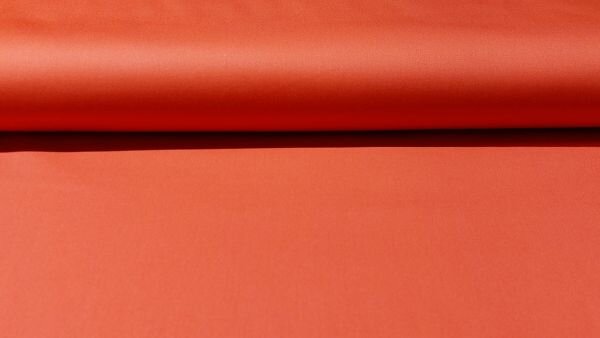 Oranje Rialto broekenstof met lichte glans en stretch	