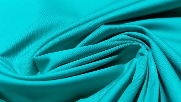 stevige katoen stretch stof smaragdgroen