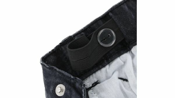 Knoopsgat Elastiek - 20mm zwart - Teopassing