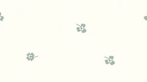 Poplin katoen stof bladeren gebroken wit