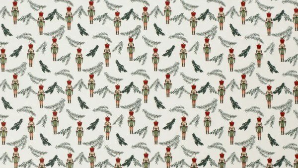 Poplin kerststof voor kleding of decoratie &ndash; 100% katoen