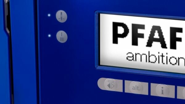 Gebruiksvriendelijke Pfaff Ambition 610 met monochroom scherm