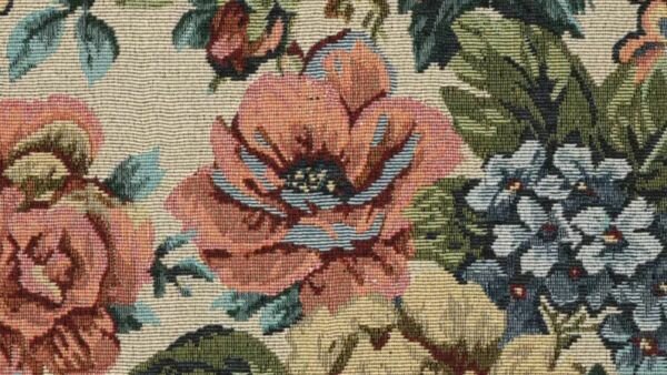 Vintage Flowers Gobaline stof op rol 150 cm breed