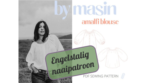 Amalfi blouse - Engelstalig PDF patroon