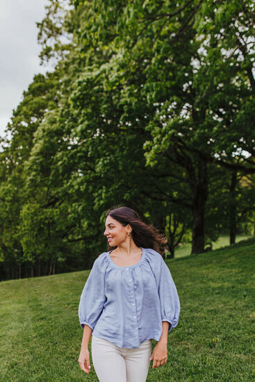 Eenvoudige blouse voor dames naaien