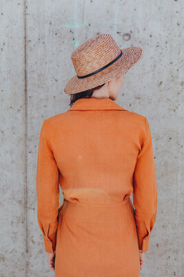 Prachtig naaipatroon atlas jurk By Masin naaien jurk