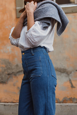 naaipatroon broek in kleine en grote maten