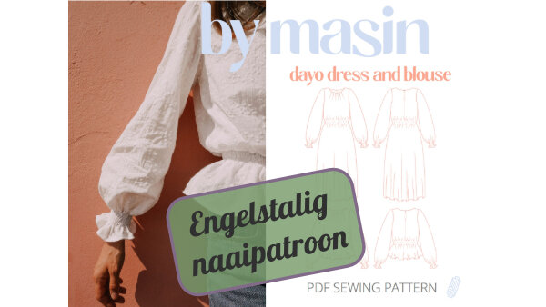 Dayo Blouse &amp; Jurk - PDF patroon 